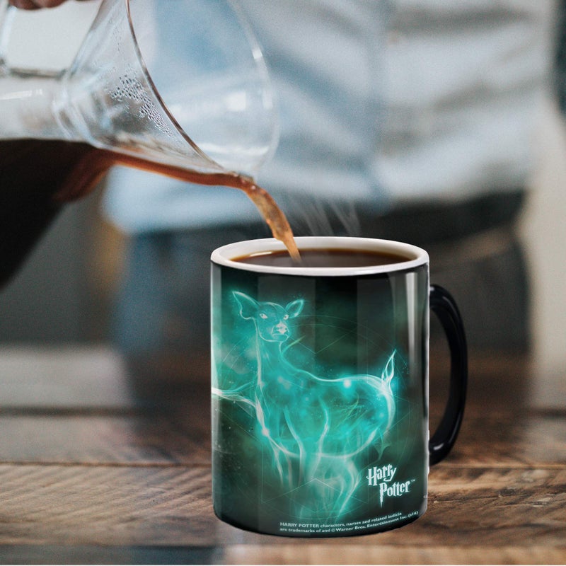 Morphing Mugs Harry Potter - Always - Patronus - 11 oz Heat Sensitive Mug â€“ Ceramic Color Changing Coffee Tea Mug - Image 2